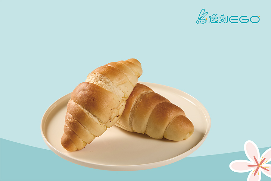 原味海盐羊角面包（2入）